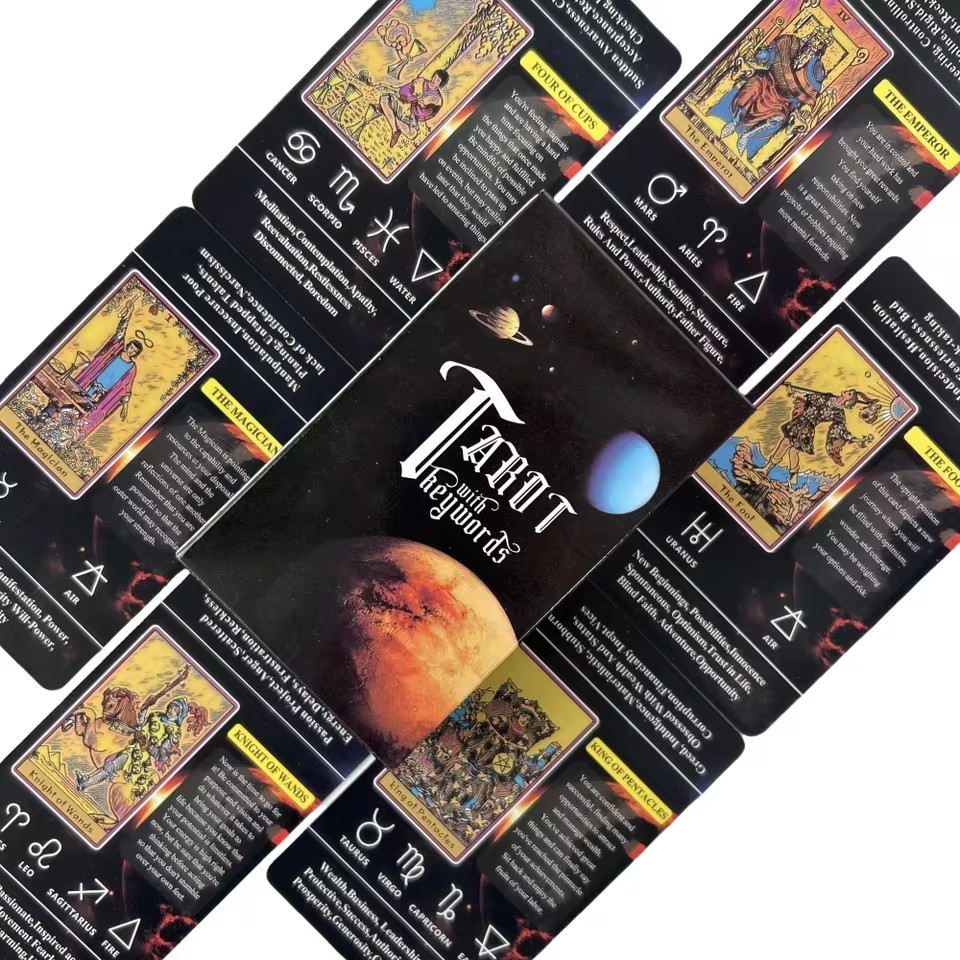 Party Games Meaning - Cartes de tarot pour débutants avec