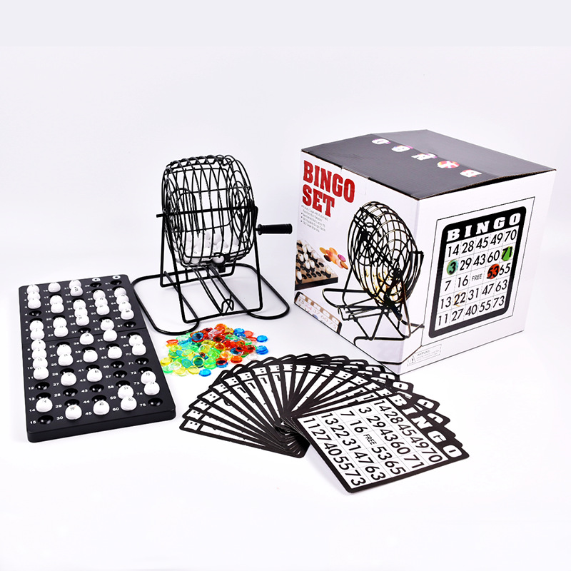 Party Games For Adults Large Group - Machine de loterie de Bingo, ensemble