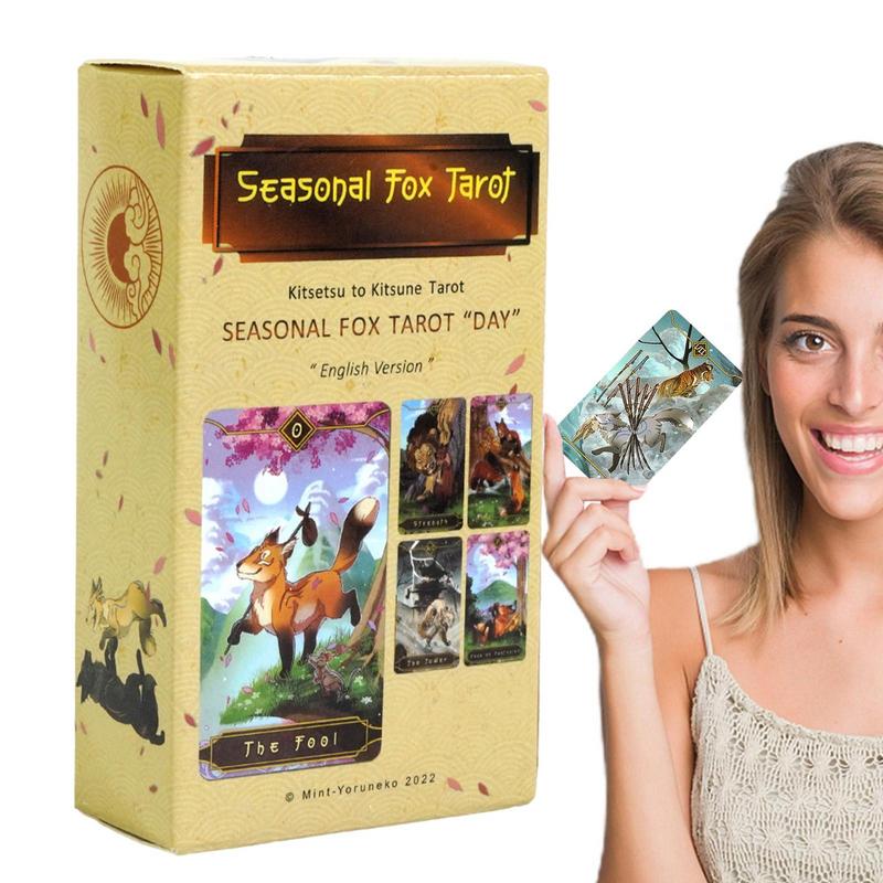 Party Games Meaning - Jeu de tarot oracle renard saisonnier,