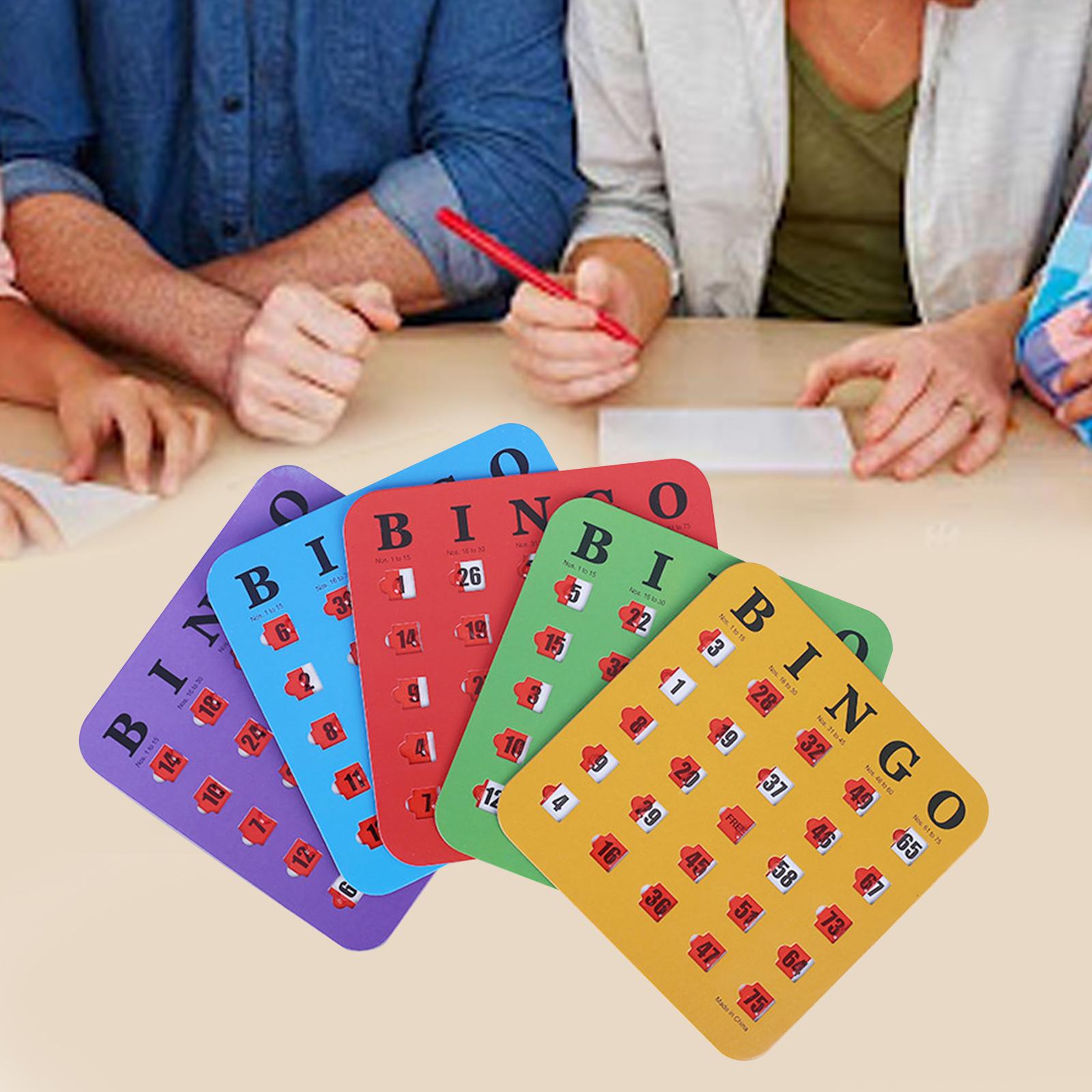 Party Games For Adults Large Group - Carton de Bingo imprimé grande, 5