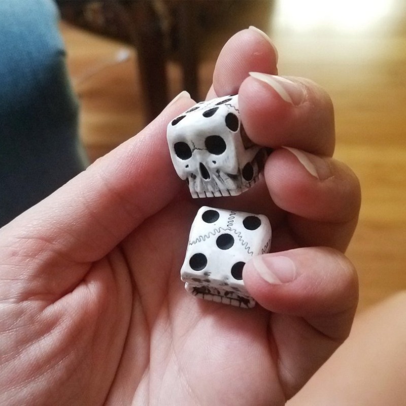5/10 pièces de dés squelettes, - Party Games No Supplies avis et prix