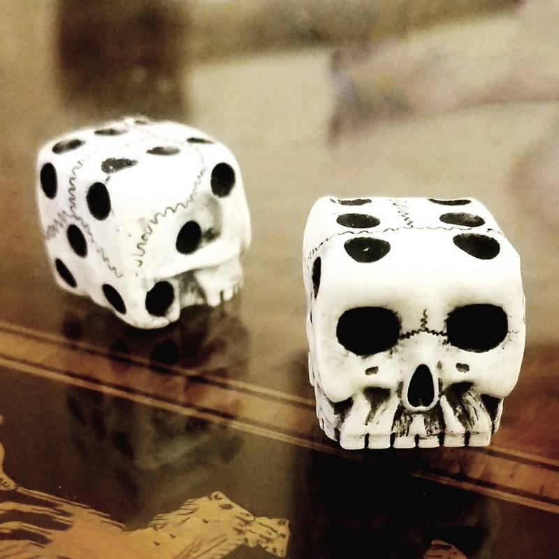 5/10 pièces de dés squelettes, - Party Games No Supplies avis et prix