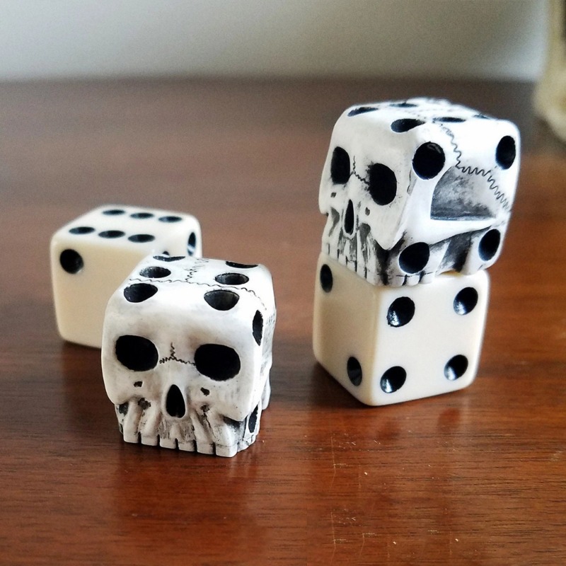 5/10 pièces de dés squelettes, - Party Games No Supplies avis et prix