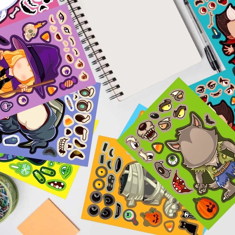 Autocollants d'Halloween pour  - Party Games No Supplies avis et prix