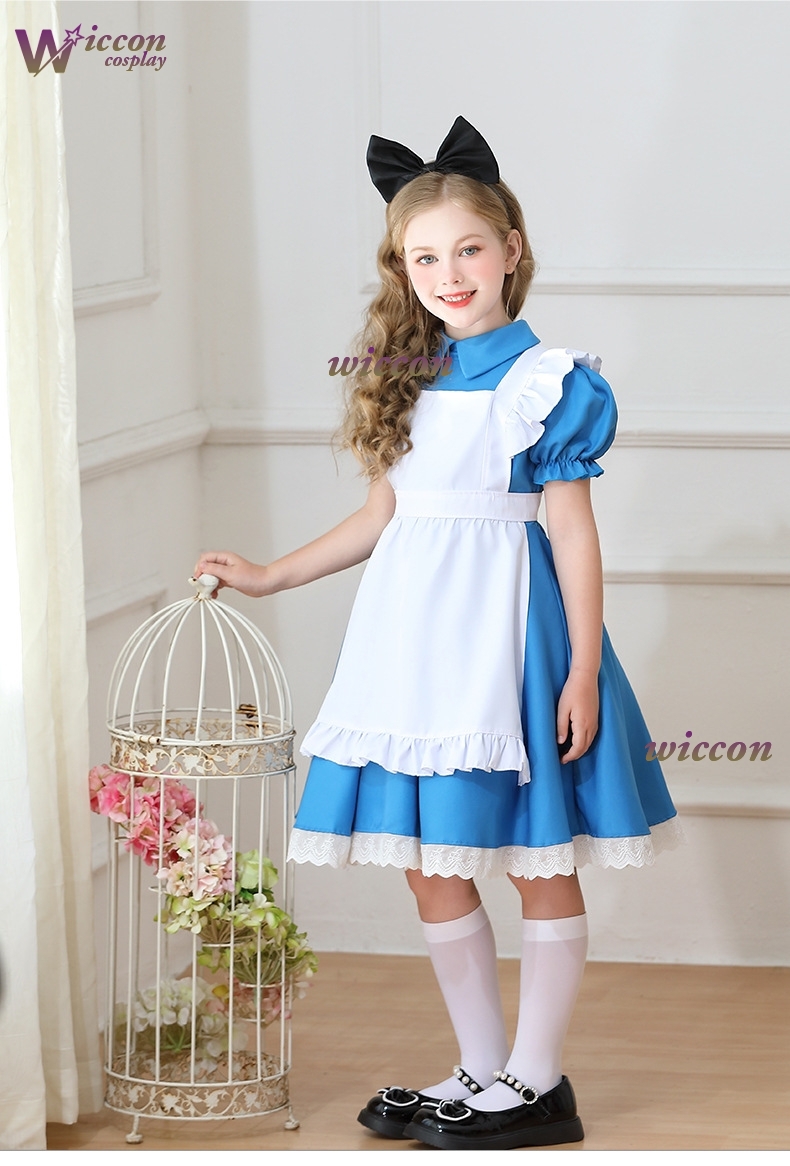 Enfants filles bleu Alice au p - Party Games Alice In Wonderland avis et prix